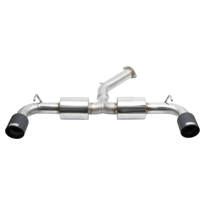 Injen 19-22 Hyundai Veloster N L4 2.0L Turbo Performance SS Axle Back Exhaust System - Carbon Tips thumbnail 6