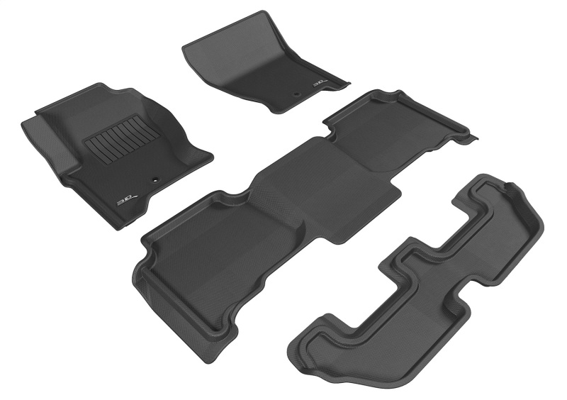 3D MAXpider 09-12 Land Rover LR4 Kagu Black Full Set thumbnail 2