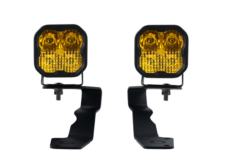 Diode Dynamics 15-21 Subaru WRX/STi Sport SS3 LED Ditch Light Kit - Yellow Combo thumbnail 2