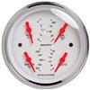 Autometer Arctic White 3-3/8in Quad Gauge 100 PSI/100-250 Deg F / 8-18V / 240-33 Ohm thumbnail 8