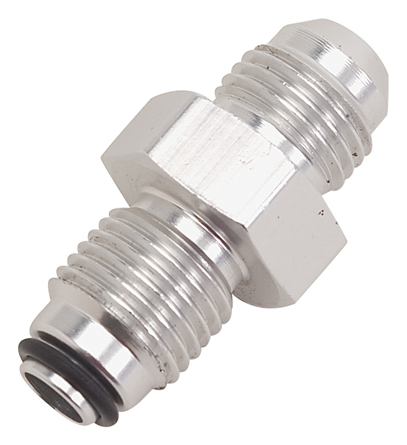 Russell Performance -6 AN (male to 5/8in-18 O-ring seal) Power Steering Adapter. Clear anodized thumbnail 9