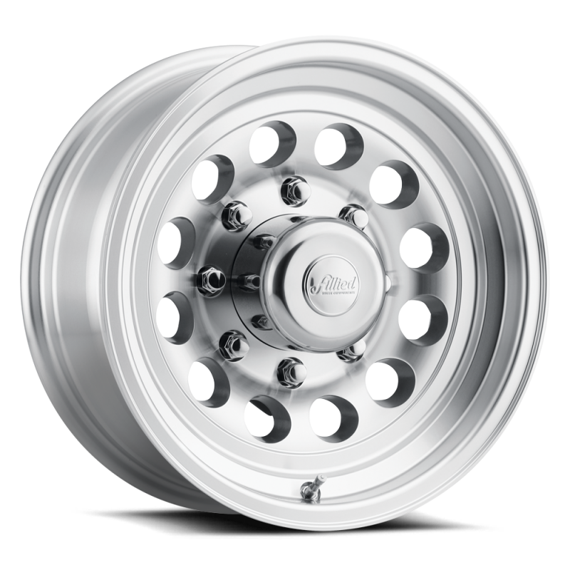 Raceline Wheels 881MC Mod Machined Trailer 15x6 Wheel, 881 Trailer, 15 in. x 6 in., 5 x 4.50 in. Bolt Pattern, Cast Aluminum, Machined, Natural, 0.00mm Offset, 81.03mm Center Bore, Each thumbnail 3