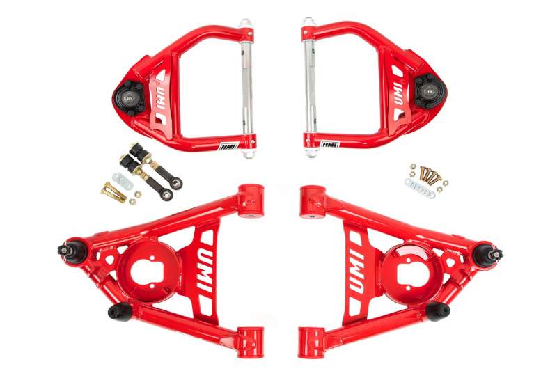 UMI Performance 64-72 GM A-Body Front A-arm Kit 1/2in taller upper ball joints thumbnail 3