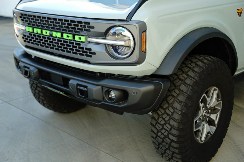 DV8 Offroad 2021 Ford Bronco Capable Bumper Slanted Front License Plate Mount thumbnail 7