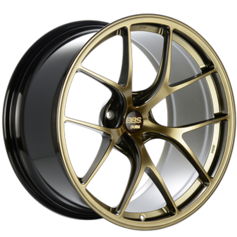 BBS RI-D 21x10.5 5x112 ET10 Diamond Gold Wheel -82mm PFS/Clip Required thumbnail 2