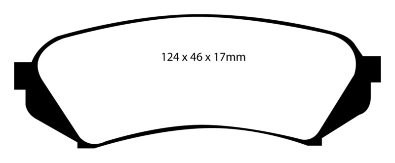 EBC 98-07 Lexus LX470 4.7 Yellowstuff Rear Brake Pads