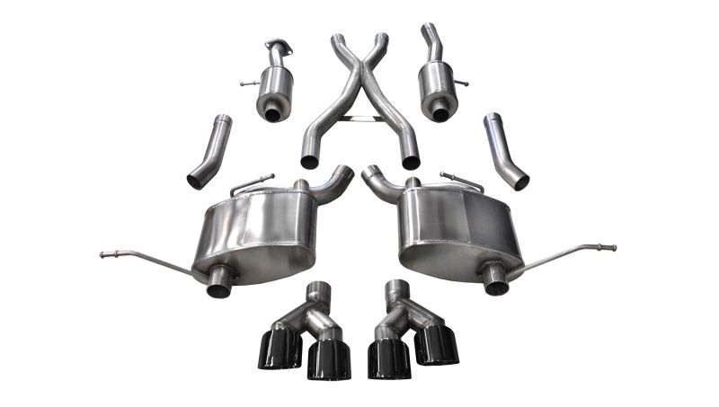 Corsa 2014-2021 Jeep Grand Cherokee 3.6L V6 Black Sport Cat-Back Exhaust thumbnail 5