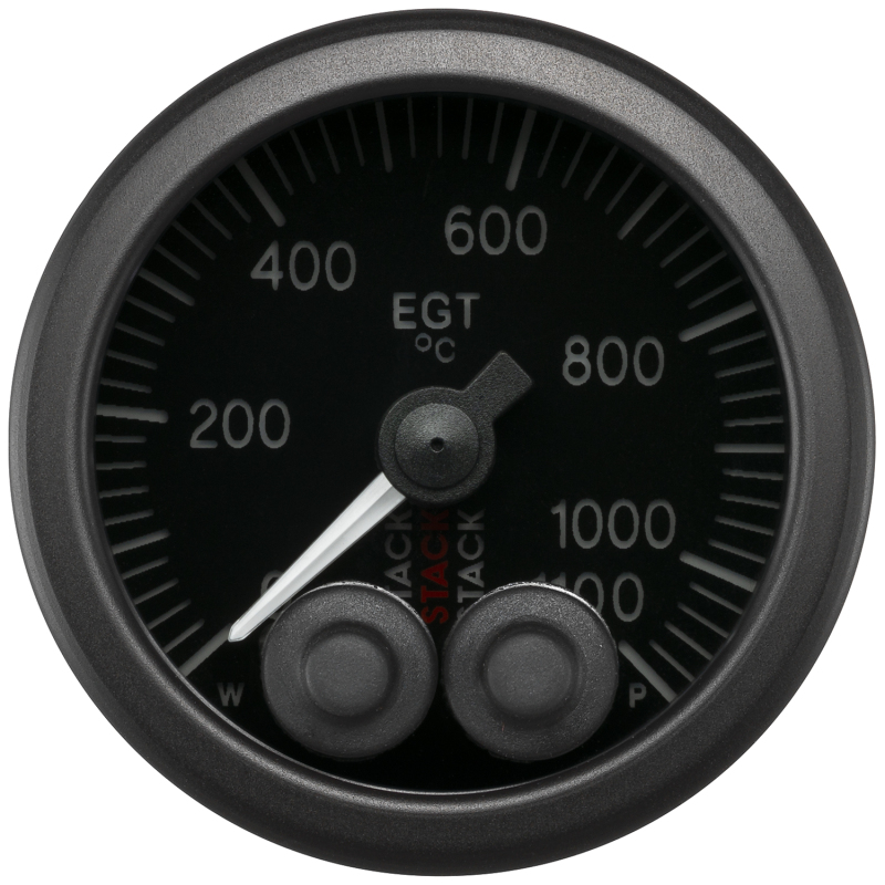 Autometer Stack 52mm 0-1100 Deg C Pro-Control Exhaust Gas Temp Gauge - Black thumbnail 2