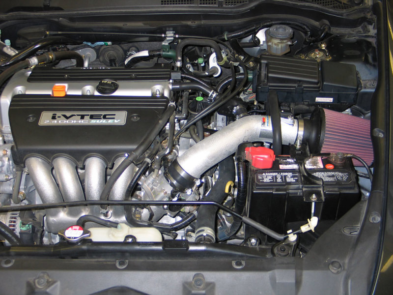 K&N 05-07 Honda Accord L4-2.4L Silver Typhoon Short Ram Intake thumbnail 5