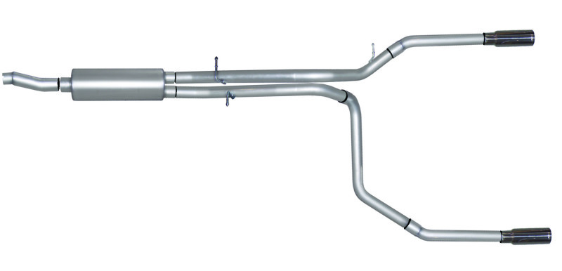 Gibson 98-00 Ford F-150 Base 4.6L 2.5in Cat-Back Dual Split Exhaust - Stainless
