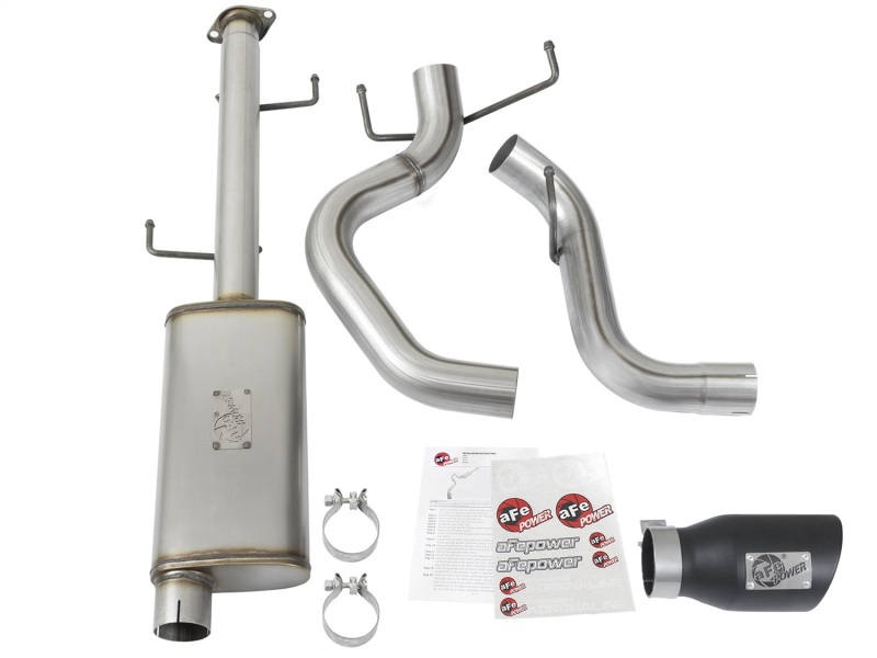 aFe MACH Force Xp 3in SS Cat-Back Single Side Exit Exhaust w/Black Tips 07-14 Toyota FJ Cruiser thumbnail 4