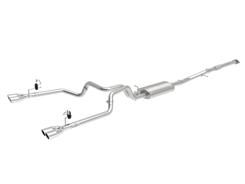 aFe Vulcan Series 3-2.5in 304SS Exh Cat-Back w/ Pol Tips 2019 GM Silverado/Sierra 1500 L4-2.7L (t) thumbnail 7