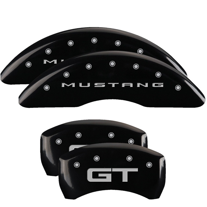 MGP 4 Caliper Covers Engraved Front & Rear MGP Yellow finish black ch thumbnail 5