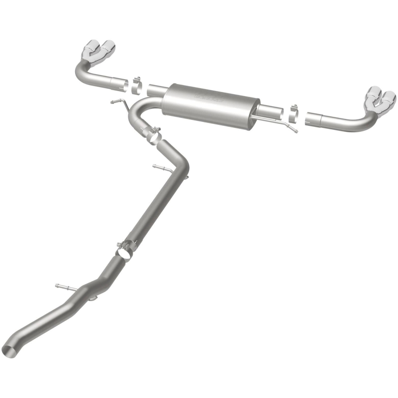 MagnaFlow 15-17 GMC Terrain V6 3.6L 409SS Cat-Back Exhaust Quad Split Rear with 3in Polished Tips thumbnail 5