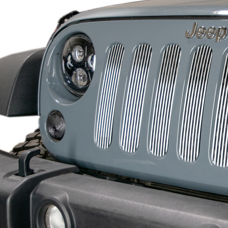 2007-2018 Jeep JK Polished Grille Inserts - Image 11