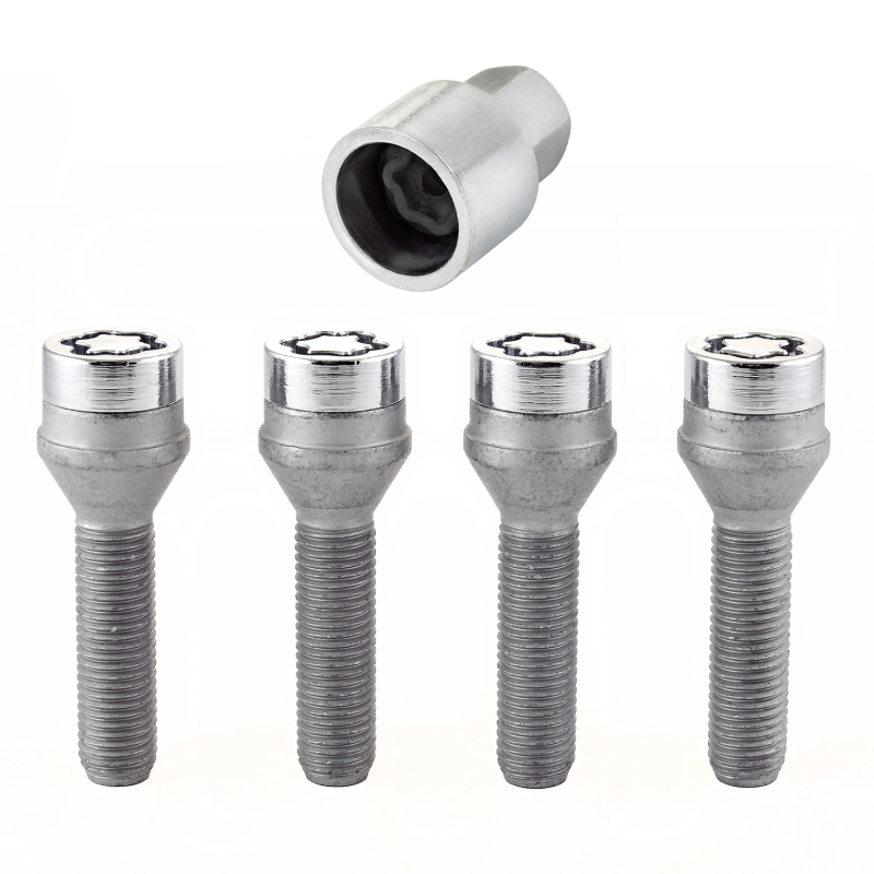 Cone Seat Style Wheel Lock Bolts-Chrome