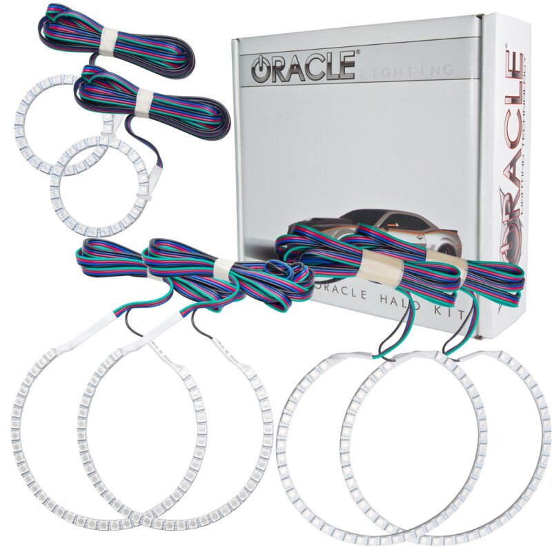 Oracle Dodge Charger 05-10 Triple Ring Halo Kit - ColorSHIFT w/ BC1 Controller thumbnail 5