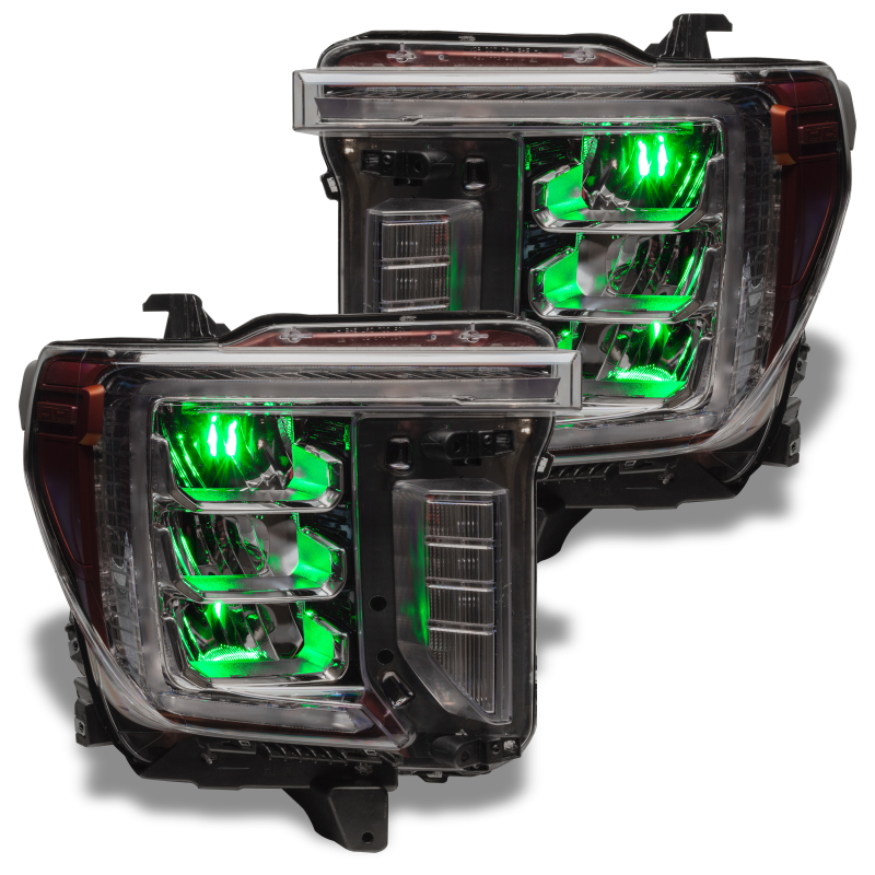 Oracle 19-21 Silverado/Sierra 1500 RGB Demon Eye Headlight Kit - w/o Controller thumbnail 3
