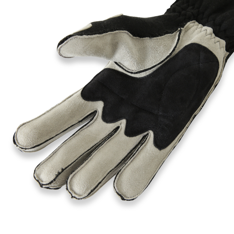 RaceQuip SFI-5 Gray/Black Large Outseam Angle Cut Glove thumbnail 3