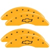 MGP 4 Caliper Covers Engraved Front & Rear Bowtie Yellow finish black ch thumbnail 8