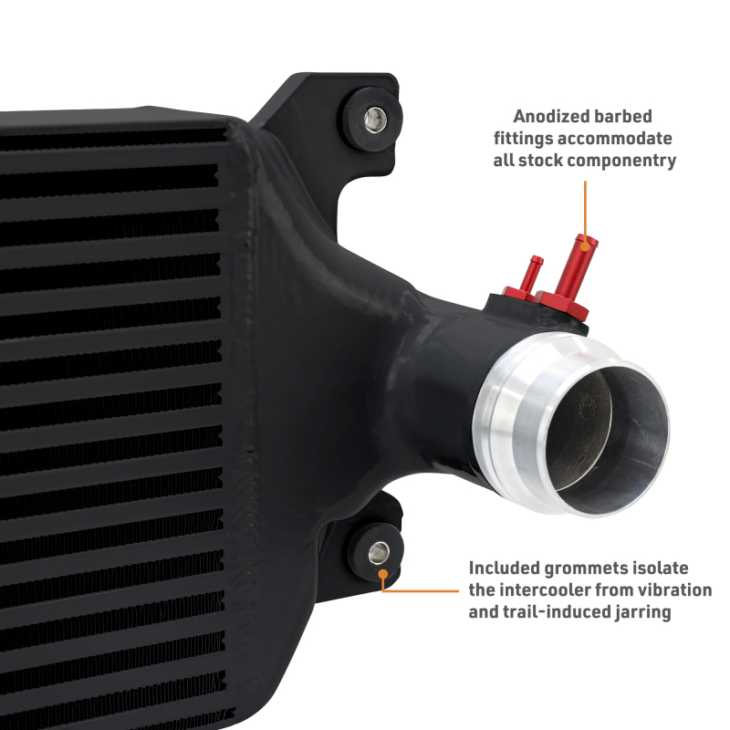 Mishimoto MMINT-TAC-24KBKRD Intercooler Kit, Black/Red, fits Toyota Tacoma 2024+