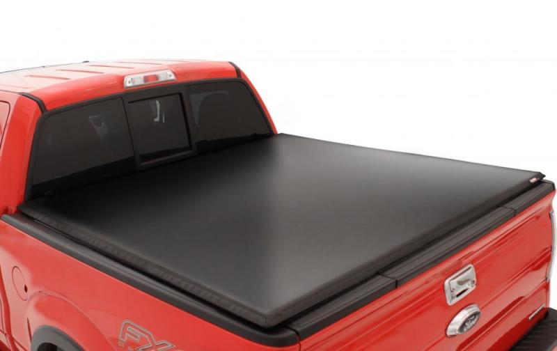 Lund 14-17 Chevy Silverado 1500 (8ft. Bed) Genesis Tri-Fold Tonneau Cover - Black thumbnail 6