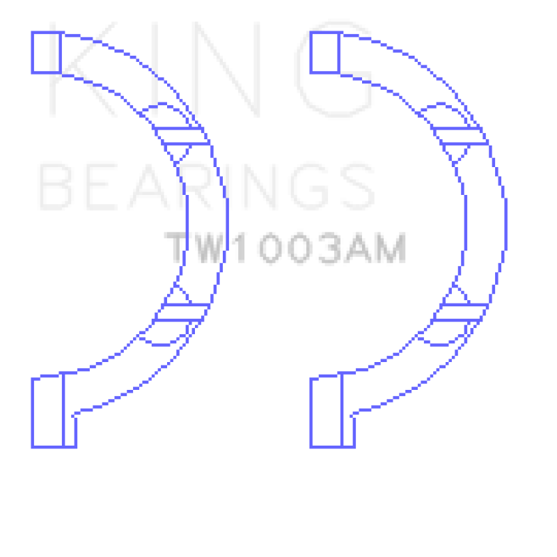 King Engine Bearings Chrysler 345/370 OHV Hemi Thrust Washer Set thumbnail 2