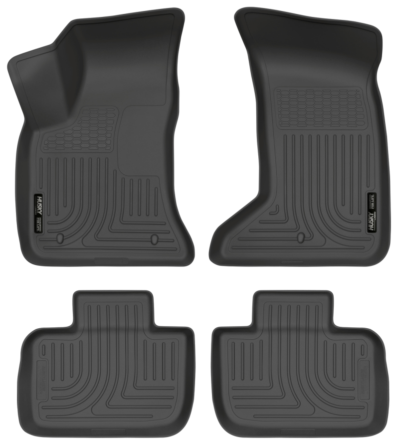 Husky Liners 11-12 Dodge Charger/Chrysler 300 (AWD Only) WeatherBeater Combo Black Floor Liners thumbnail 2