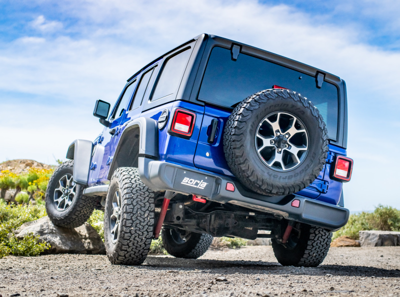 Borla 18-19 Jeep Wrangler JLU 2.0L AT/MT 4WD S Type (Climber) Catback Exhaust thumbnail 4
