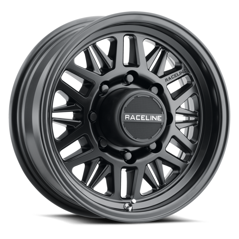 Raceline 451B Ryno 15x5in / 5x4.5 BP / 0mm Offset / 3.19in Bore - Satin Black Wheel thumbnail 2