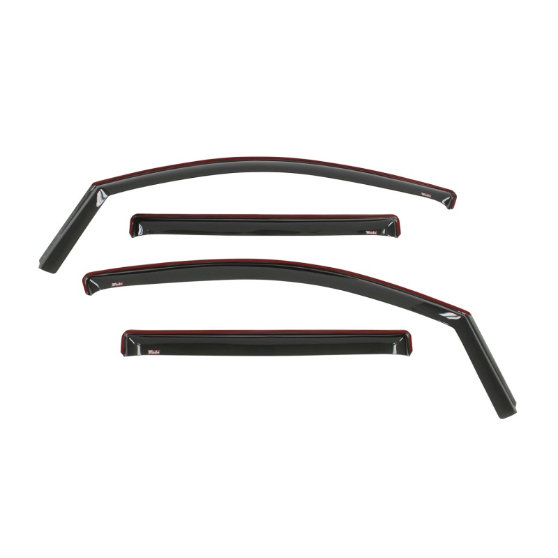 Westin 2016-2018 Nissan Titan XD/Titan In-Channel Wind Deflector 4pc - Smoke thumbnail 3