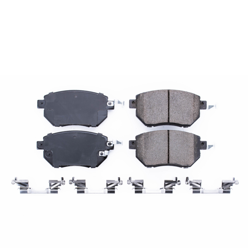 Power Stop 03-06 Infiniti FX35 Front Z17 Evolution Ceramic Brake Pads w/Hardware thumbnail 7