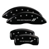 MGP 4 Caliper Covers Engraved Front & Rear With stripes/Avenger Black finish silver ch thumbnail 8
