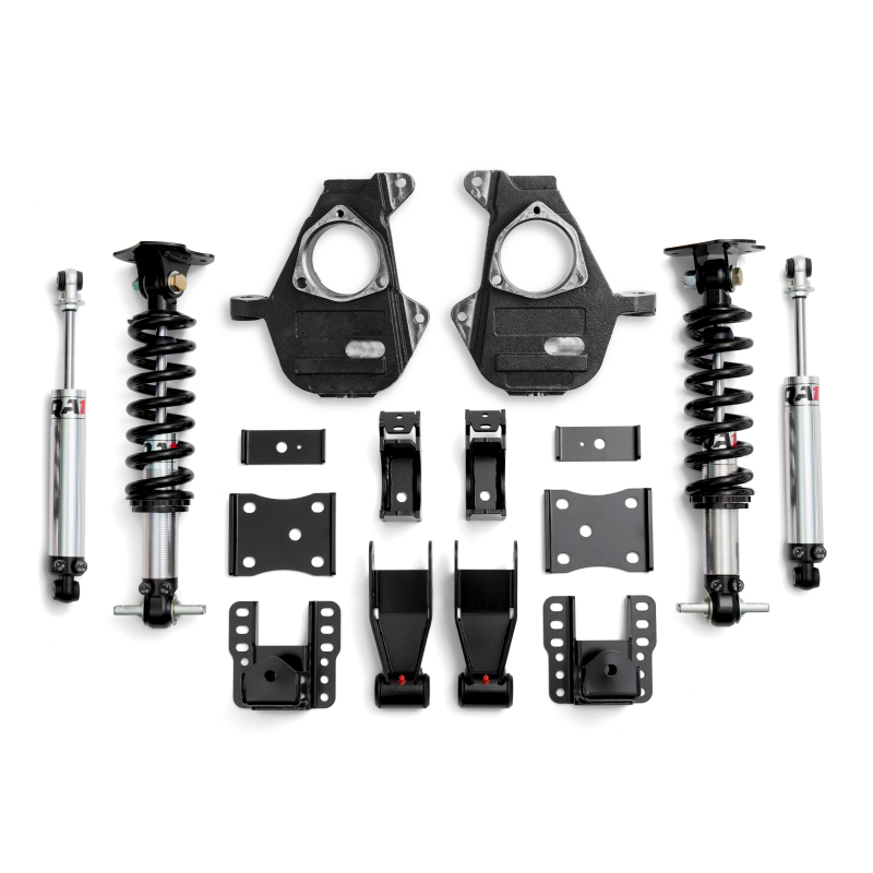 QA1 07-16 Chevrolet Silverado 4WD Lowering Kit w/ Spindles Double Adjustable 4in-6in