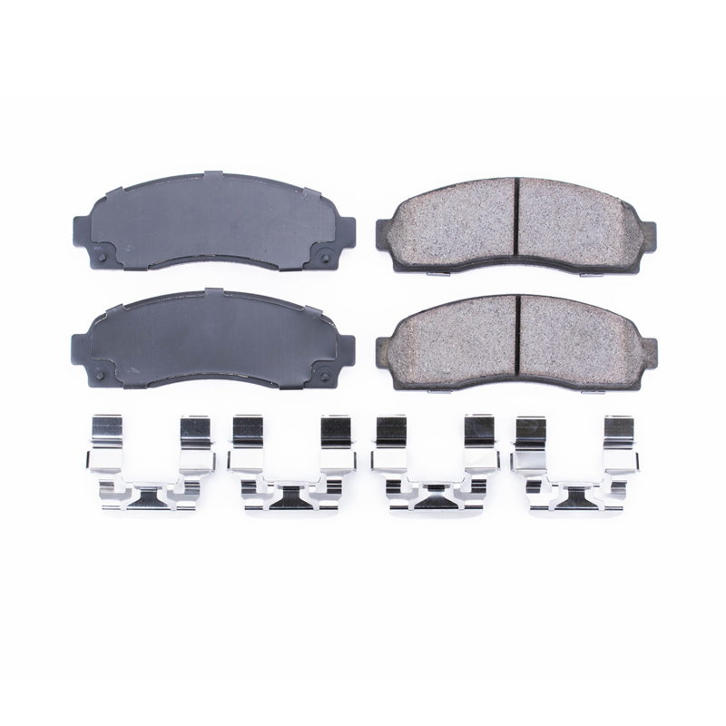 Power Stop 05-06 Chevrolet Equinox Front Z17 Evolution Ceramic Brake Pads w/Hardware thumbnail 7