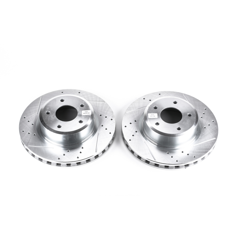Power Stop 05-06 Pontiac GTO Front Evolution Drilled & Slotted Rotors - Pair thumbnail 2