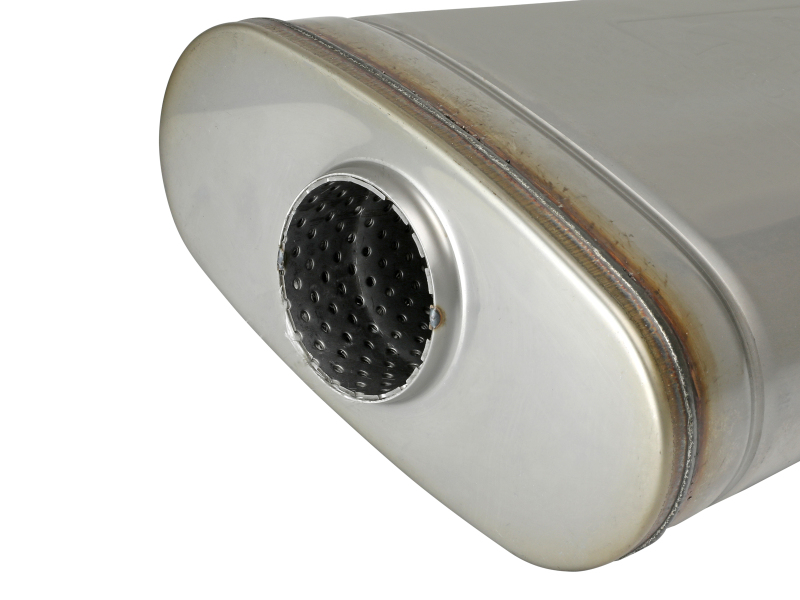 aFe MACH Force XP 304 Stainless Steel Muffler 2.5in Center/Offset 18in L x 9in W x 4in H thumbnail 7