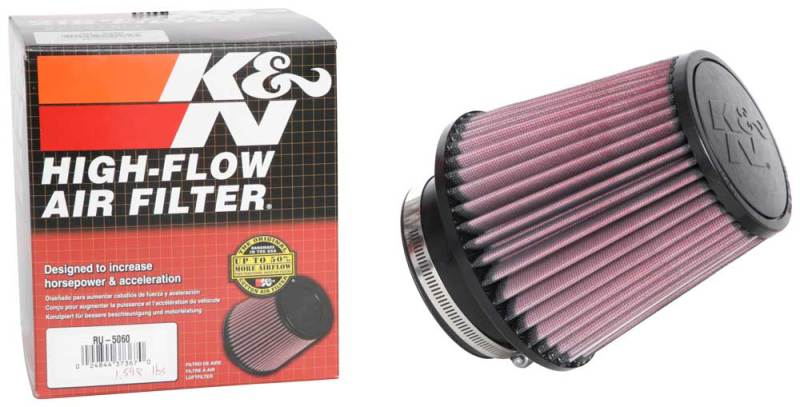 K&N Universal Clamp-On Air Filter 4in FLG / 6-1/2in B / 4-1/2in T / 6in H thumbnail 5