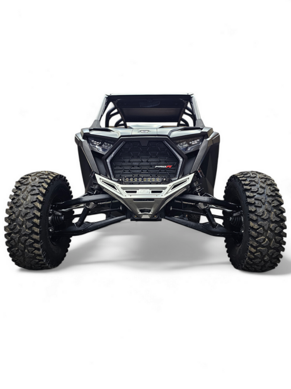 Elektric Offroad 2022-2025 Polaris Rzr Pro R/ Pro S/Turbo R Billet Front Winch Bumper Anodized Clear