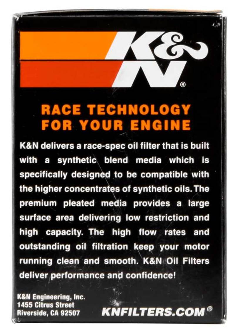K&N 01-12 Yamaha FJR 1300/1300A/1300AE/1300AS 2.688in OD x 3.813in H Oil Filter thumbnail 5