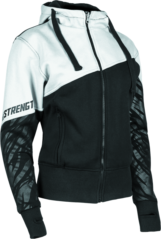 Speed and Strength Cat Outa Hell Hoody White/Black Womens - 2XL thumbnail 3
