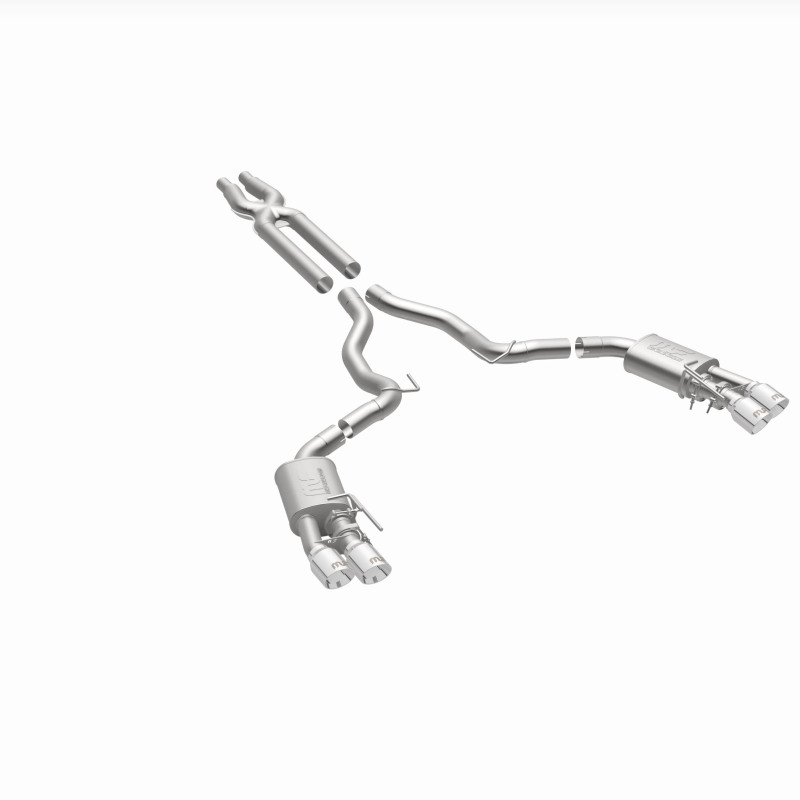 MagnaFlow SYS Cat-Back 2018 Ford Mustang GT 5.0L Competition Dual Exit Polished 4in Tips thumbnail 8