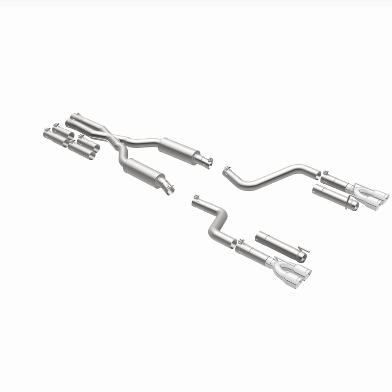 MagnaFlow 2017+ Dodge Challenger 409 SS Polished 3in Quad Tips Cat-Back Exhaust thumbnail 6