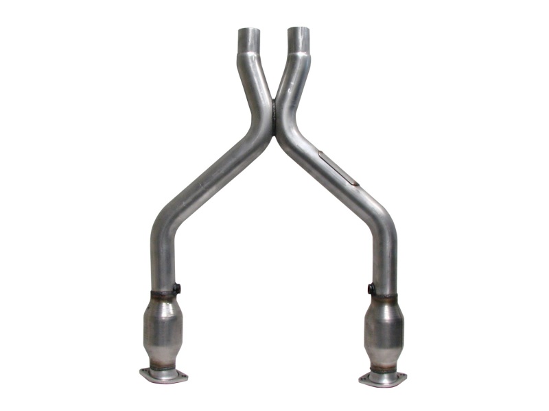 BBK 11-14 Mustang 3.7 V6 Short Mid X Pipe With Catalytic Converters 2-1/2 For BBK Long Tube Headers thumbnail 5