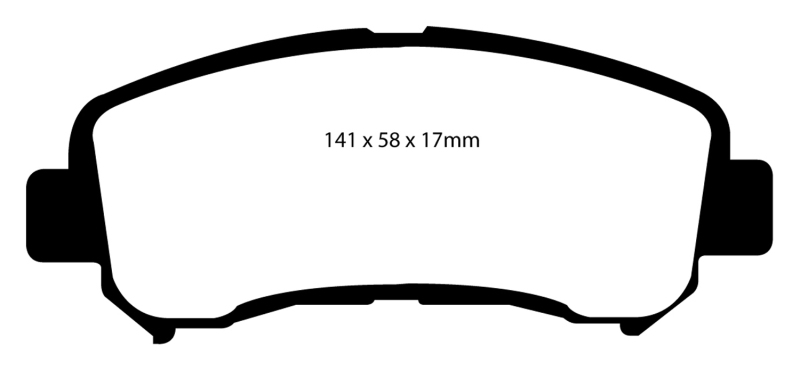 EBC S4 Brake Pad and Rotor Kit (1x ebcUSR7218, 1x ebcDP31954C) thumbnail 4