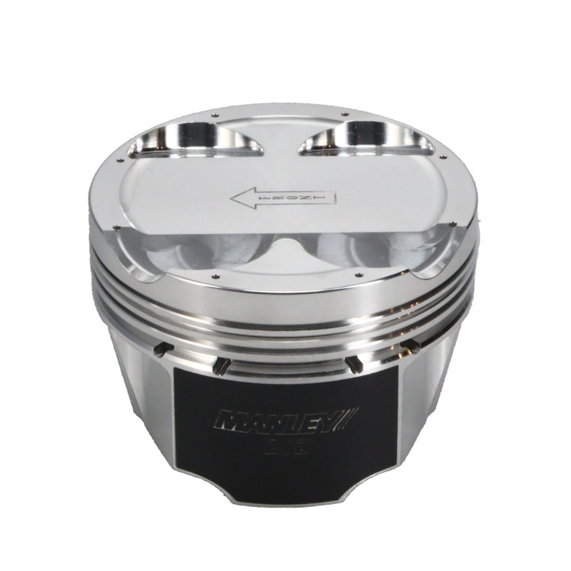 Manley Toyota Supra Turbo (2JZGTE) 94mm Stroke 86.5mm Bore 10:1 CR -6cc Dish Piston Set w/Rings (ED) thumbnail 9