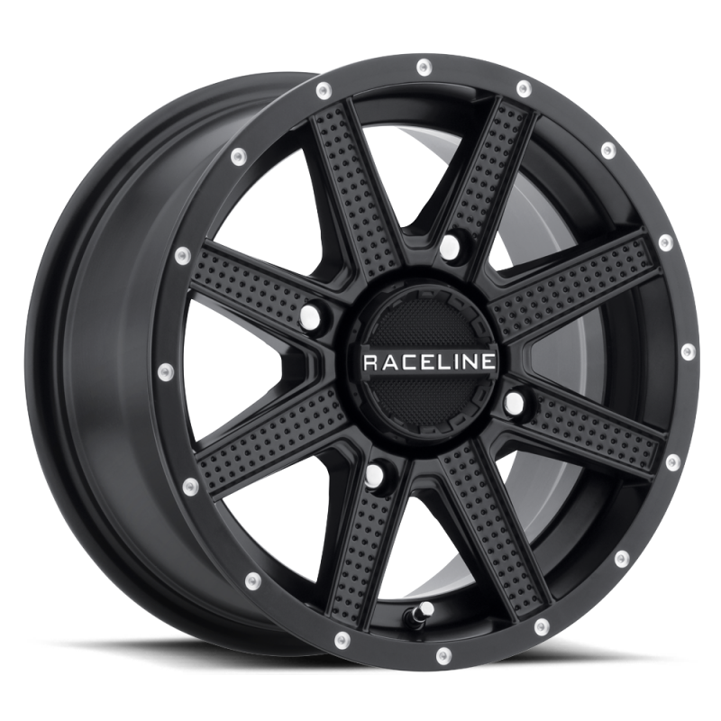 Raceline A92B Hostage 14x7in / 4x137 BP / 10mm Offset / 110.18mm Bore - Satin Black Wheel thumbnail 2