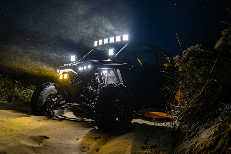 Diode Dynamics 20-Present Polaris RZR SS5 Sport CrossLink Roof - Yellow Combo Lightbar Kit thumbnail 9