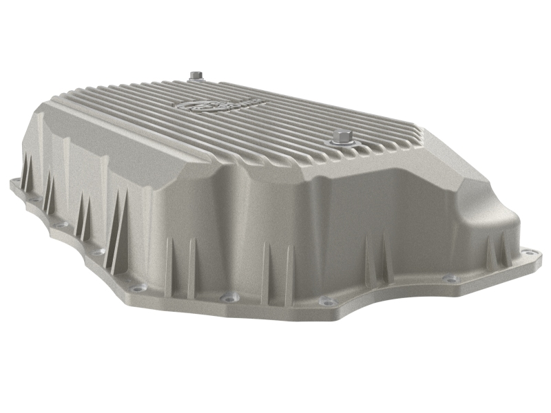 aFe GM Diesel Trucks 20-25 V8-6.6L L5P POWER Street Series Transmission Pan Raw w/ Machined Fins