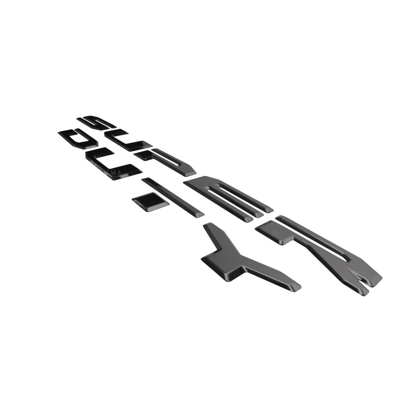 Putco 20-22 Ford Super Duty Letters Tailgate/Rear Ford Lettering Emblems (Stamped/ Black Platinum) thumbnail 4